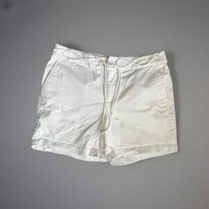 Ralph Lauren Chaps Shorts Womens‎ 8P White Tie Ladies Preppy Casual